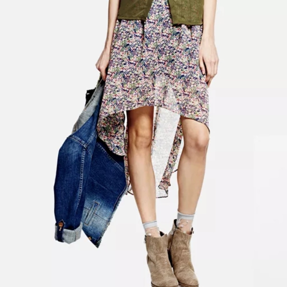 Women's Asymmetrical Hi-Low Hem Mini Skirt, SzXL, Modern, Summer Party/Cocktail